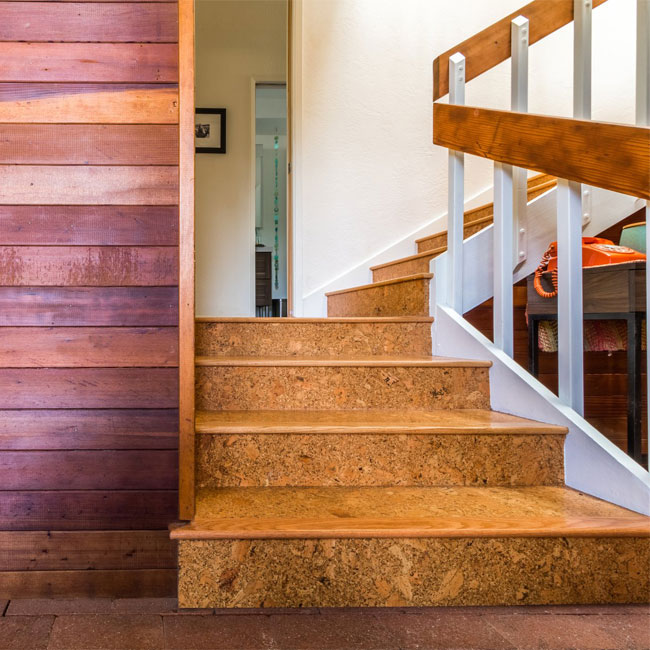 Cork Flooring on Stairs